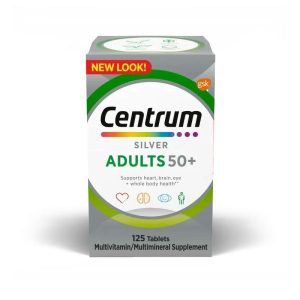 USA Centrum Silver Adults 50+ 125 Tablets