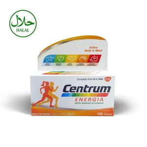 Halal Centrum Energia with Ginseng & Ginkgo Biloba 100