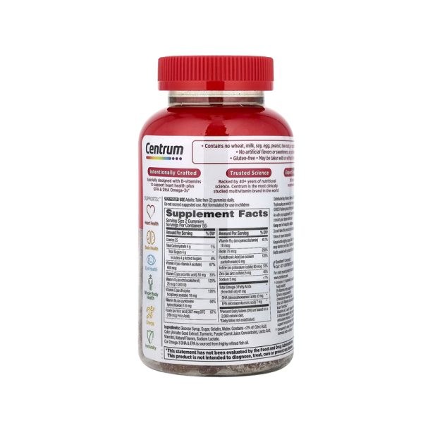 Centrum Multi + Omega-3 MultiGummies – 110 Gummies
