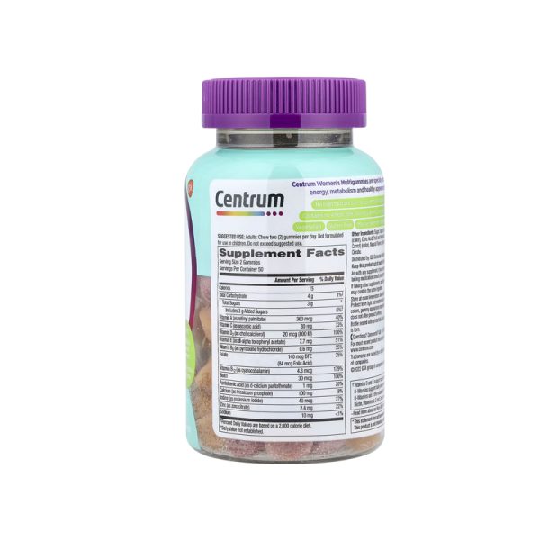 Centrum, Women Multigummies, Tropical Fruit, 100 Gummies