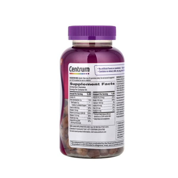 Centrum Women MultiGummies Assorted Natural Fruit – 170 Gummies