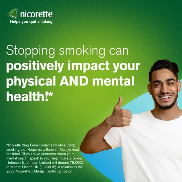 Nicorette Freshmint Nicotine Gum 4 mg – 30 Pieces