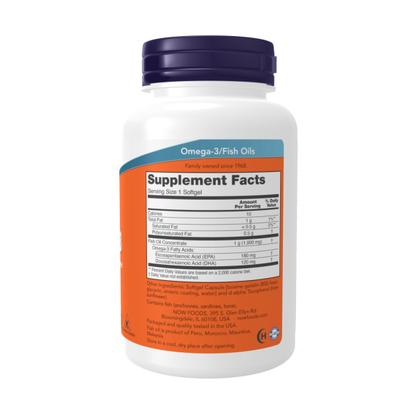 NOW Foods Omega-3 1000mg – 90 Softgels