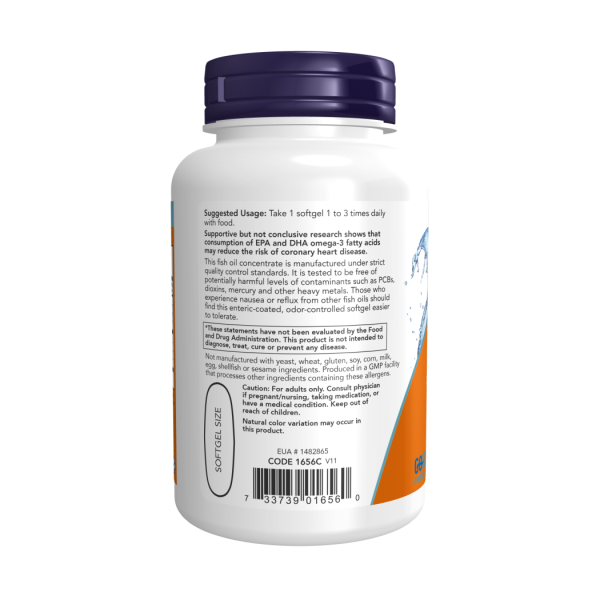 NOW Foods Omega-3 1000mg – 90 Softgels